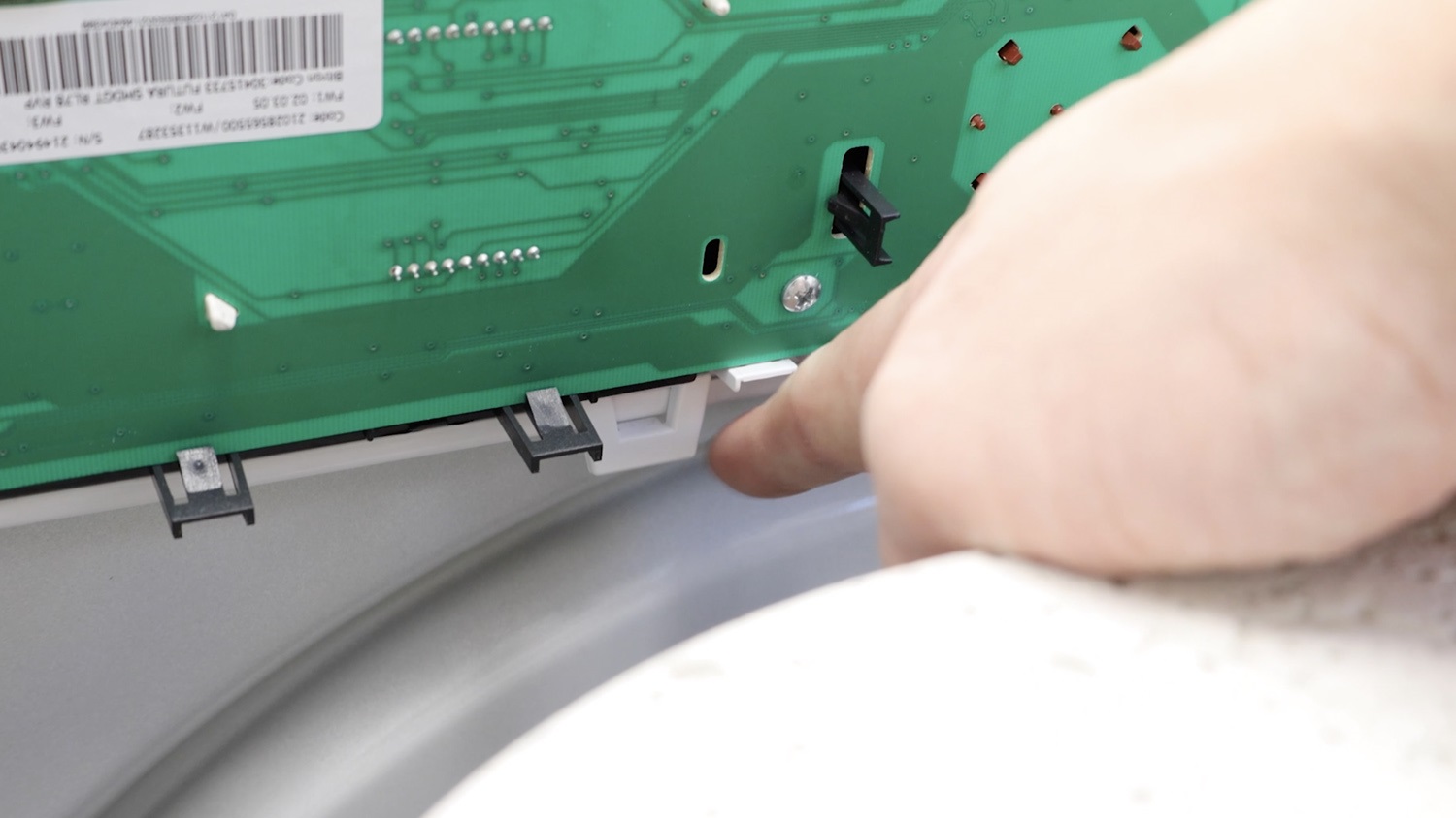 Unclip control panel